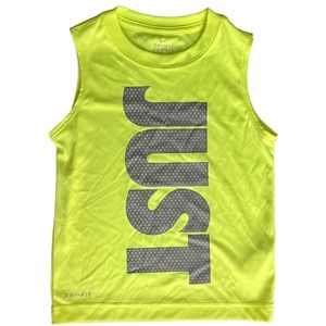 Nike Dri-Fit Just Do It Toddler Boy Tank Top Shirt XS